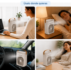 Ventilador humidificador LED 3 en 1