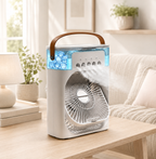 Ventilador humidificador LED 3 en 1